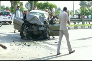 road accident in Suryapet in Telangana