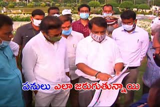 it minister ktr visit  pv gnanbhoomi in hyderabad