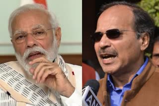 -adhir ranjan targets pm modi -