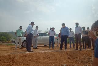 Principal Secretary DP Ahuja inspected ring wall