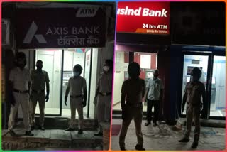 Police deployed outside ATMs to stop looting in Mohan Gardens