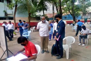 minister visits to sslc exam centre