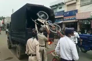 Action of traffic department