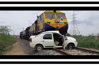 One killed, 1 hurt as goods train hit car in Andhra Pradesh