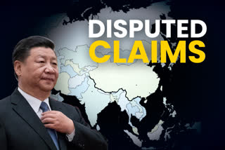 China's disputed claims