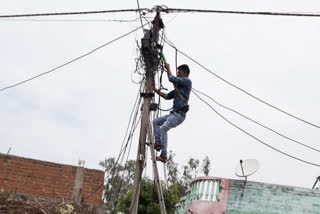 Electricity department cut off connections of defaulters