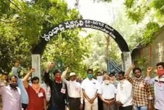 mlc narsireddy visit government degree college in  khammam district