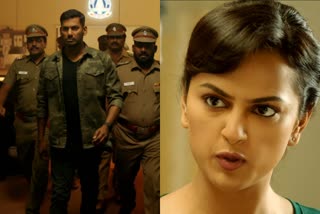 chakra  ചക്ര  സൂപ്പർതാരം മോഹൻലാൽ  വിശാൽ ചിത്രം  Vishal's new movie  Chakra trailer released  Shraddha Srinath  Regina Cassandra, R  ശ്രദ്ധ ശ്രീനാഥ്  റജിന കസാന്‍ഡ്രെ