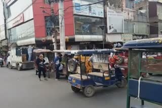 Local residents are upset due to encroachment on the road in  tilak nagar