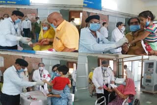 bhilwara news  corona infection in bhilwara  corona in bhilwara  corona in rajasthan  corona patient discharge  textile city bhilwara  etv bharat news