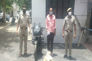 wanted thief arrested in noida