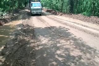 Road shabby to Palighat-Raigarh