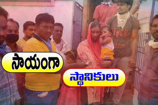 neighbours assistance to migrant worker dead body family in  ulavadibba