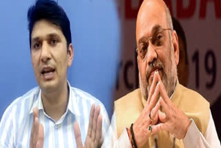 AAP remarks on Amit shah comment over corona status in delhi