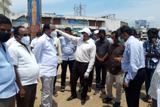 srikakulam collector nivas visit rtc complex site in raajaam