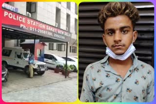 Saket police station arrested two accused including minor in connection with snatching