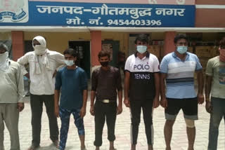 Surajpur police of Graetr Noida arrested 7 mining mafia