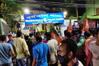 TMC and BJP clash in Burdwan