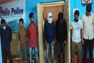 eight accused arrested with brown sugar in seraikela