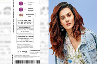 Power provider reacts to Taapsee Pannu's 'insane' electricity bill complain