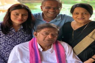 Ajit Jogi with family