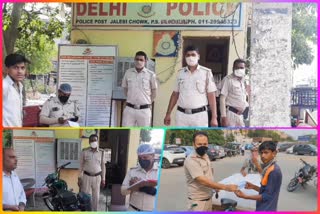 Delhi Police cut 17 thousand challans of corona violators till now