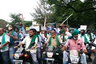Farmers' Movement Against Land Reform Amendment Act in mysore