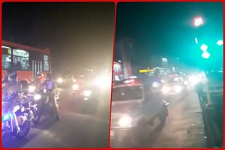 Najafgarh Police is patrolling at night to remove fear of traders