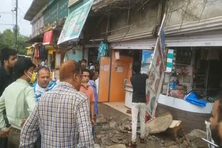 Damaged shops