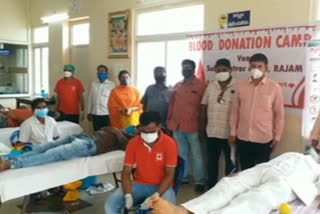 blood donation camp under red cross organisation