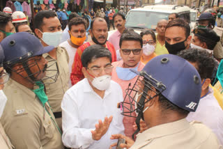 BJP demonstration at Bardhaman