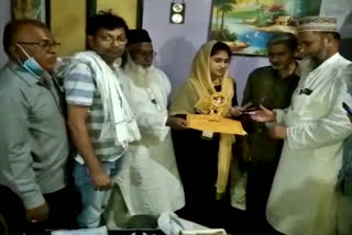 Muslim society honored the girl
