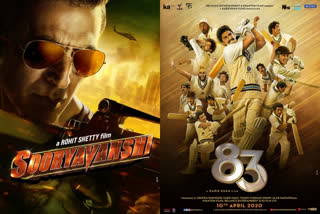 Sooryavanshi, 83 set for theatrical release