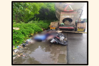 road accident at nidamanuru near gannavaram, krishna district