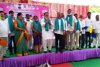 minister errabelli at nirmal market oath taking ceremony