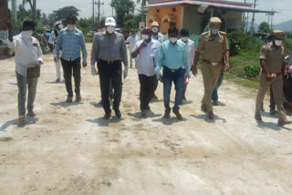 srikakulam collector visit containment villege