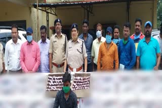 Seized liquor worth Rs 5 lakh