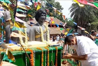 Hul day celebration at Jhargram