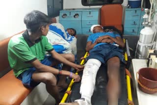 Two people injured in road accident at simdega