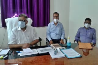 NBCC officials held review meeting on AIIMS construction work in deoghar