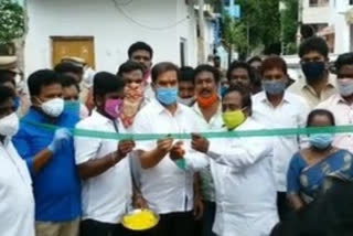 chief whip vinaybhaskar open meat market in warangal urban district