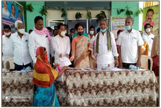 mla haripriya naik inaugurate dccb society bhavan at bhetan pudi tekulapally mandal bhadradri district