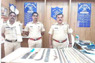 police  arrested  20 people for carrying enemy in solapur