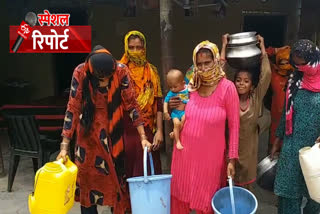 Hindu refugees from pakistan face problem of drinking water