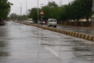 चूरू में हुई झमाझम बारिश, Churu rains heavily