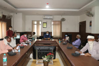 Standing committee meeting regarding 2020 revision of voter list of urban body held in sehore