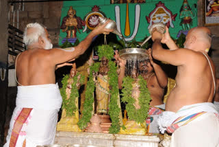 ahobilam narasimha swamy abishekam