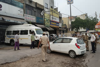 delhi Police started the encroachment removal campaign in dilshad garden