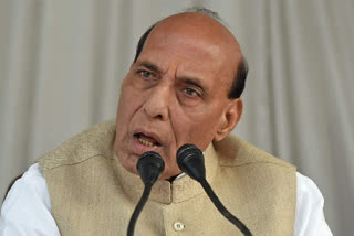 J-K Lieutenant Governor calls on Defence Minister Rajnath Singh in Delhi