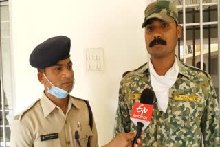 Two soldiers arrested naxalites